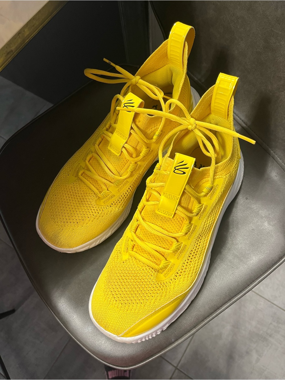 Yellow Athletic Knit Sneakers - Bold Canary